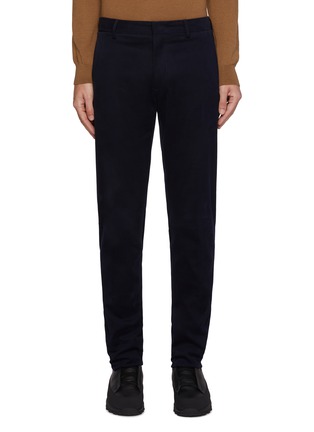 Main View - Click To Enlarge - ZEGNA - Winter Chino Flat Front Pants