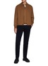 Figure View - Click To Enlarge - ZEGNA - Winter Chino Flat Front Pants