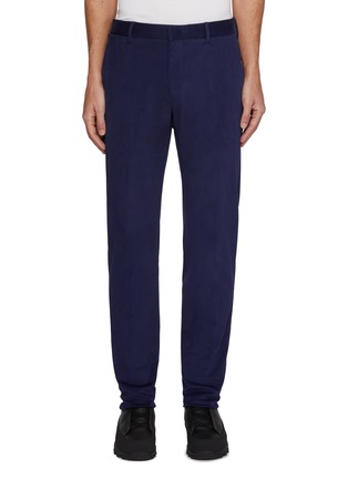 Main View - Click To Enlarge - ZEGNA - Winter Chino Flat Front Pants