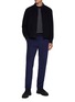 Figure View - Click To Enlarge - ZEGNA - Winter Chino Flat Front Pants