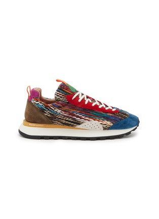 Main View - Click To Enlarge - FLOWER MOUNTAIN - New Asuka Uni Suede Wool Men's Sneakers