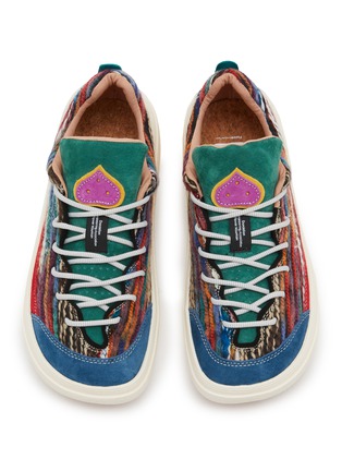 Detail View - Click To Enlarge - FLOWER MOUNTAIN - Fami Uni Suede Wool Men's Sneakers