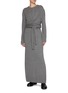 Figure View - Click To Enlarge - LE17SEPTEMBRE - Twisted Front Knit Maxi Dress