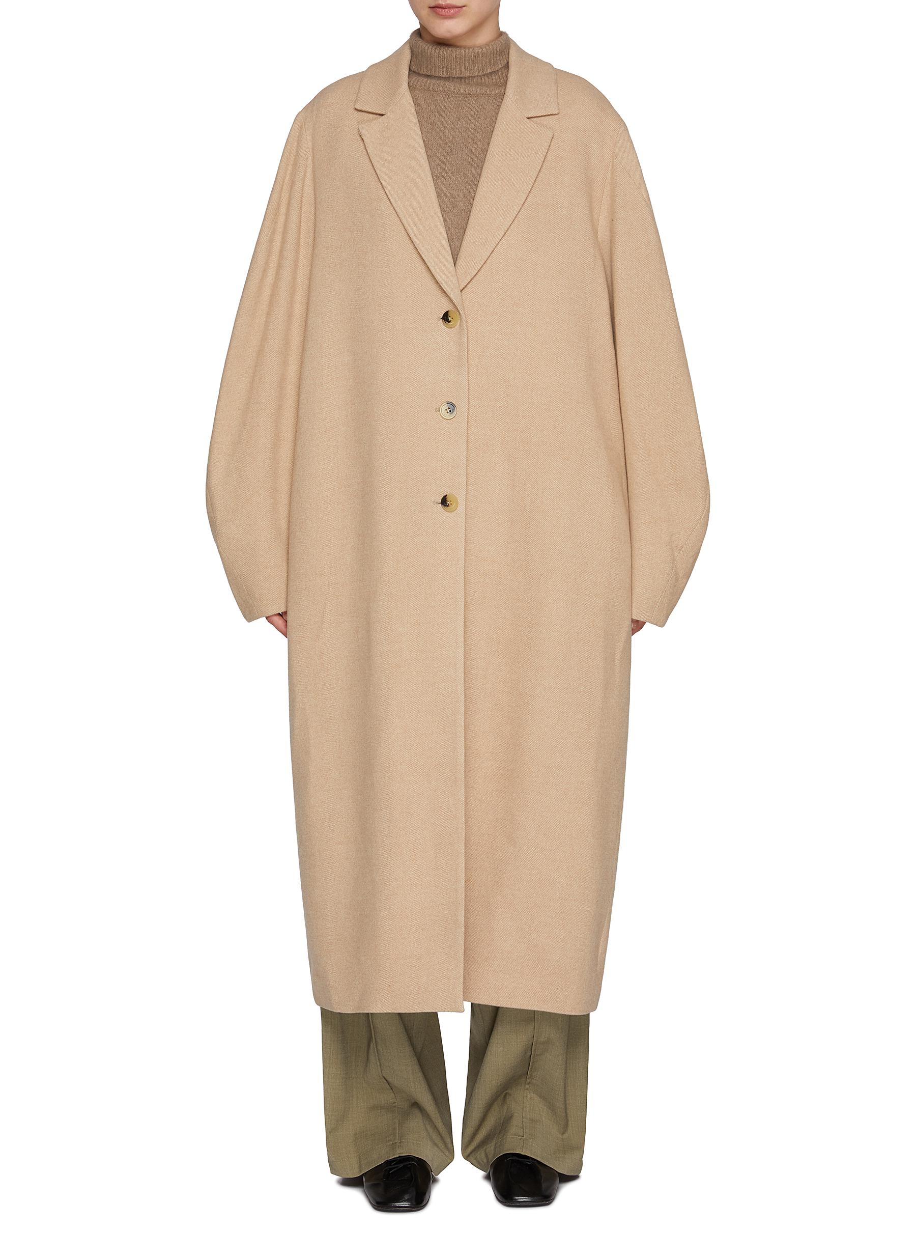 2024 EAVES Helena Coat in Beige NWT medium