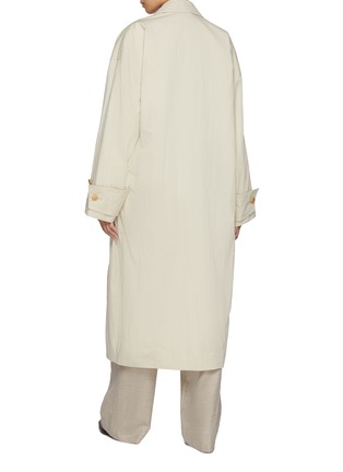 Back View - Click To Enlarge - LE17SEPTEMBRE - Paneled Cotton Trench Coat