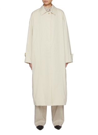 Main View - Click To Enlarge - LE17SEPTEMBRE - Paneled Cotton Trench Coat