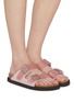 Figure View - Click To Enlarge - BIRKENSTOCK 1774 - Arizona Milky Slides