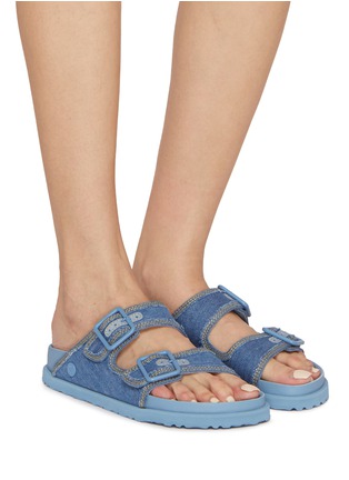 Figure View - Click To Enlarge - BIRKENSTOCK 1774 - Arizona Washed Denim Sandals