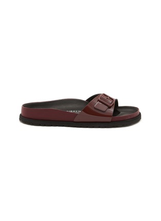 Main View - Click To Enlarge - BIRKENSTOCK 1774 - Madrid Shiny Leather Slides