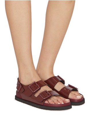 Figure View - Click To Enlarge - BIRKENSTOCK 1774 - Milano Patent Leather Sandals