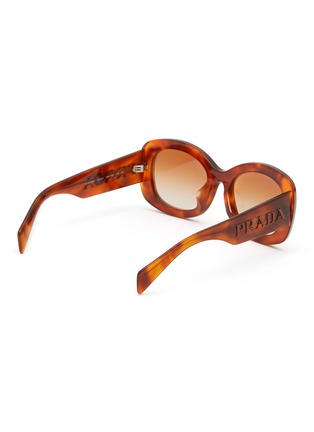 Figure View - Click To Enlarge - PRADA - Acetate Oval Sunglasses