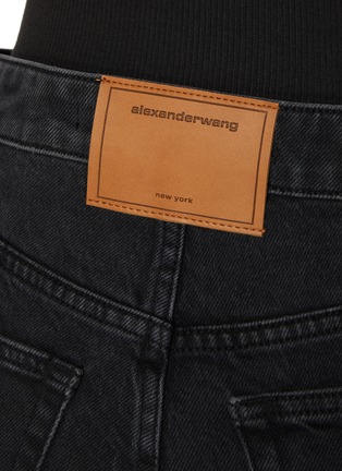  - ALEXANDERWANG - Mid Rise Stretch Denim Skort