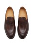 Detail View - Click To Enlarge - BRUNELLO CUCINELLI - Semi Polished Leather Penny Loafers