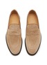 Detail View - Click To Enlarge - BRUNELLO CUCINELLI - Semi Polished Suede Penny Loafers