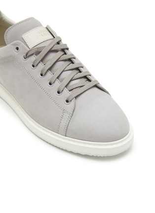 Detail View - Click To Enlarge - BRUNELLO CUCINELLI - Semi Polished Suede Men's Sneakers