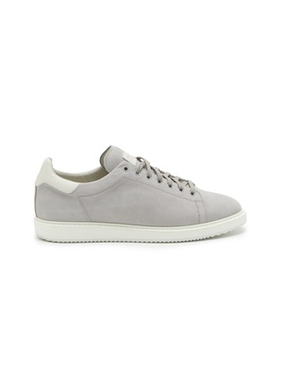 Main View - Click To Enlarge - BRUNELLO CUCINELLI - Semi Polished Suede Men's Sneakers