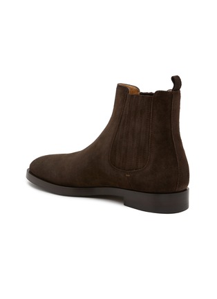  - BRUNELLO CUCINELLI - Camoscio Scrivente Suede Chelsea Ankle Boots