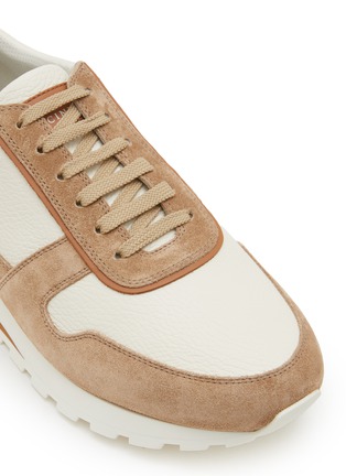 Detail View - Click To Enlarge - BRUNELLO CUCINELLI - Semi-polished Low Top Men's Sneakers