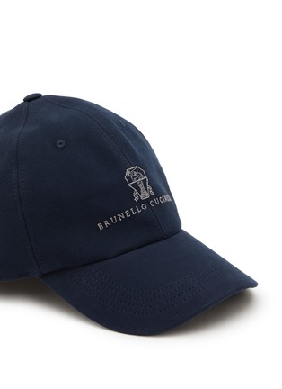 Detail View - Click To Enlarge - BRUNELLO CUCINELLI - Logo Embroidery Baseball Cap