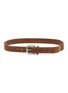 Main View - Click To Enlarge - BRUNELLO CUCINELLI - Clip Corner Frame Buckle Suede Belt