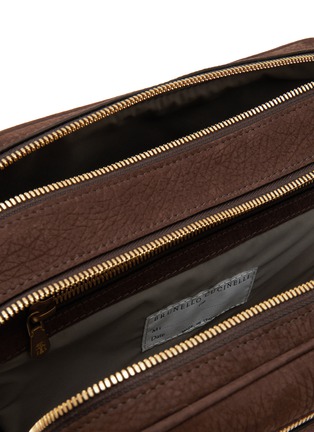 Detail View - Click To Enlarge - BRUNELLO CUCINELLI - Leather Beauty Case