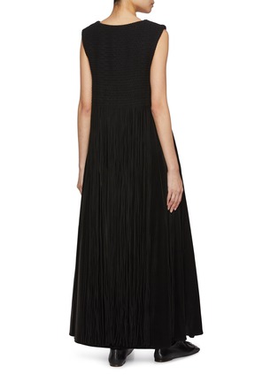 Back View - Click To Enlarge - RUOHAN - Weave Luzon Sleeveless Maxi Dress