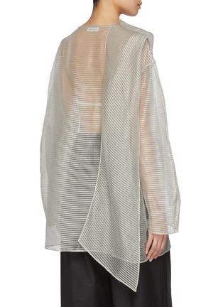 Back View - Click To Enlarge - RUOHAN - Storo Sheer Silk Shirt