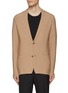 Main View - Click To Enlarge - LARDINI - Notch Lapel Wool Silk Cashmere Knit Blazer