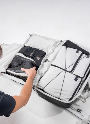 Detail View - Click To Enlarge - MATADOR - GlobeRider45 Travel Backpack — Arctic White