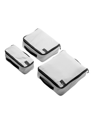 Back View - Click To Enlarge - MATADOR - Packing Cube Set of 3 — Arctic White