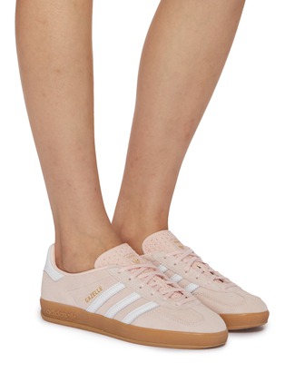 Figure View - Click To Enlarge - ADIDAS - Gazelle Low Top Lace Up Sneakers