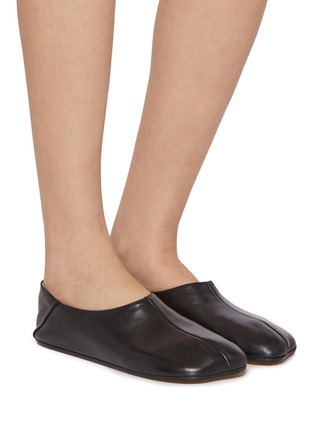 Figure View - Click To Enlarge - MM6 MAISON MARGIELA - Leather Ballet Flats