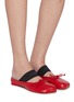 Figure View - Click To Enlarge - MM6 MAISON MARGIELA - Anatomic Slip-on Ballerinas Flats