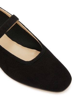 Detail View - Click To Enlarge - LE MONDE BERYL - Suede Mary Jane Flats