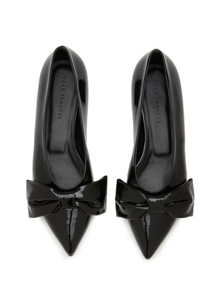 Detail View - Click To Enlarge - DEAR FRANCES - Flat Bow Patent Leather Flats