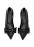 Detail View - Click To Enlarge - DEAR FRANCES - Flat Bow Patent Leather Flats