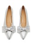 Detail View - Click To Enlarge - DEAR FRANCES - Flat Bow Patent Leather Flats