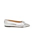 Main View - Click To Enlarge - DEAR FRANCES - Flat Bow Patent Leather Flats