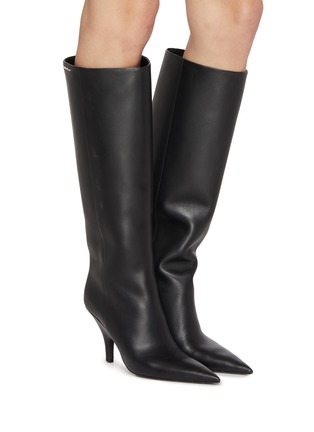 Figure View - Click To Enlarge - ALEXANDERWANG - Diablo 90 Leather Boots