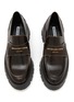 Detail View - Click To Enlarge - ALEXANDERWANG - Carter Lug Brushed Leather Loafers