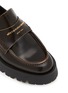 Detail View - Click To Enlarge - ALEXANDERWANG - Carter Lug Brushed Leather Loafers