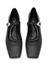 Detail View - Click To Enlarge - ALEXANDERWANG - Billie Leather Mary Jane Ballerina Flats