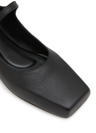 Detail View - Click To Enlarge - ALEXANDERWANG - Billie Leather Mary Jane Ballerina Flats