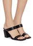 Figure View - Click To Enlarge - ALEXANDERWANG - Mila 85 Leather Sandals