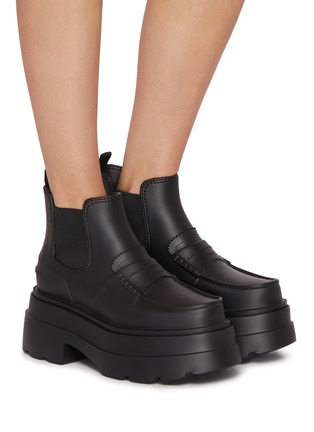 ALEXANDERWANG Carter Ankle Platform Rubber Rain Boots Women Lane Crawford