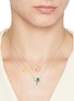 Figure View - Click To Enlarge - ALIITA - Snorkeling Enamel 9K Gold Necklace