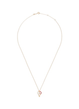 Main View - Click To Enlarge - ALIITA - Gelato Enamel 9K Gold Necklace