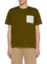 Main View - Click To Enlarge - BOTTEGA VENETA - Notebook Pocket Cotton T-Shirt