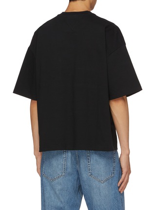 Back View - Click To Enlarge - BOTTEGA VENETA - Notebook Pocket Cotton T-Shirt