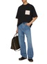 Figure View - Click To Enlarge - BOTTEGA VENETA - Notebook Pocket Cotton T-Shirt